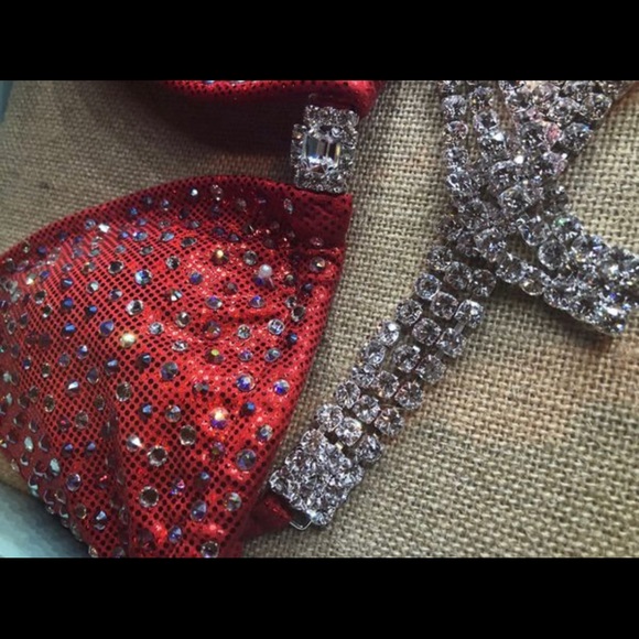 NPC high quality Swarovski bikini - Picture 2 of 4